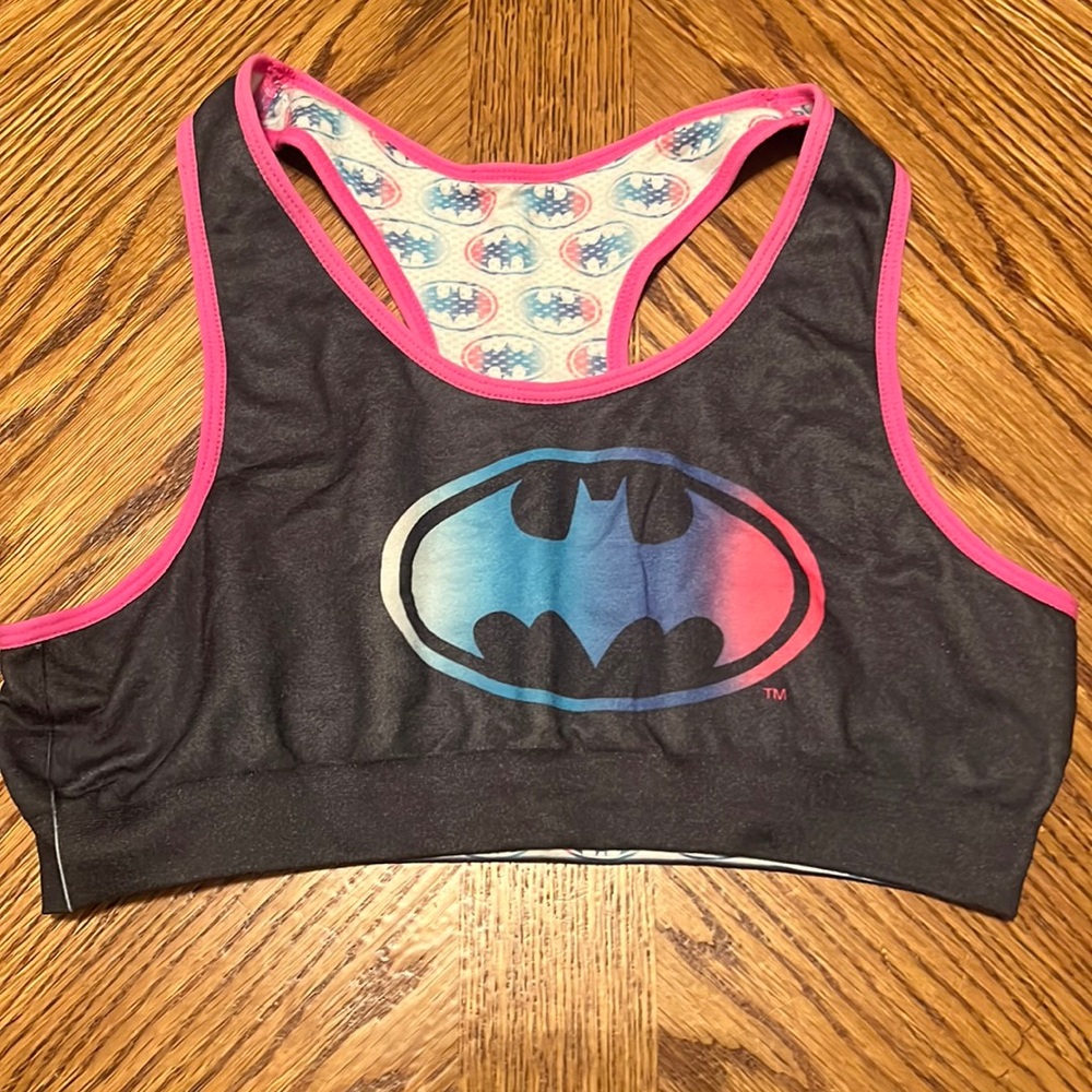 Batman sports bra reversible